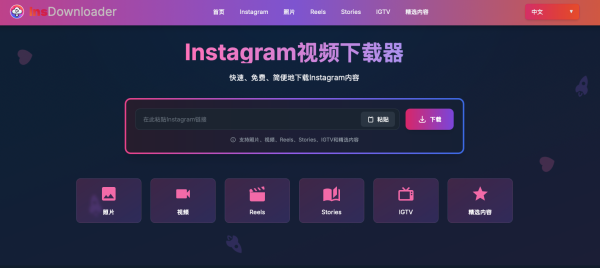 Instagram Video Downloader：最佳免费Instagram视频无水印下载