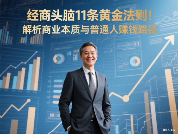 经商头脑 11 条黄金法则！解析商业本质与普通人赚钱路径