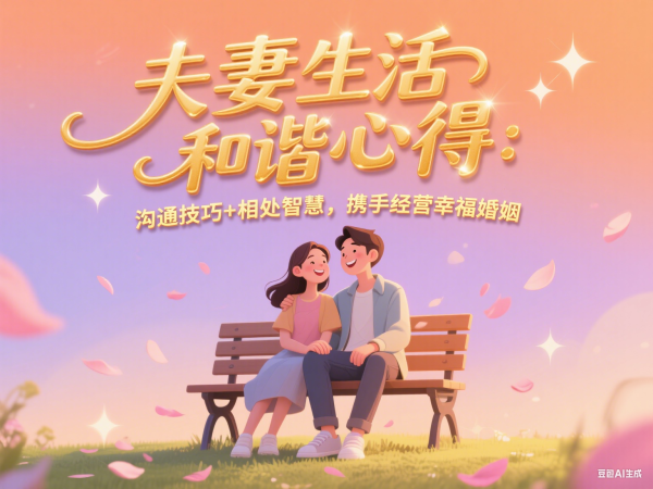 夫妻相处和谐心得：沟通技巧 + 相处智慧，携手经营幸福婚姻