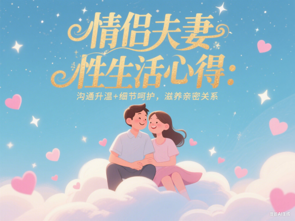 情侣夫妻性生活心得：沟通升温 + 细节呵护，滋养亲密关系