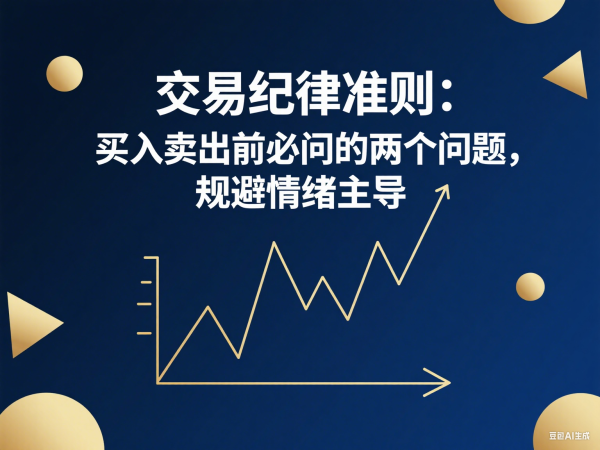 投资交易纪律准则：买入卖出前必问的两个问题，规避情绪主导