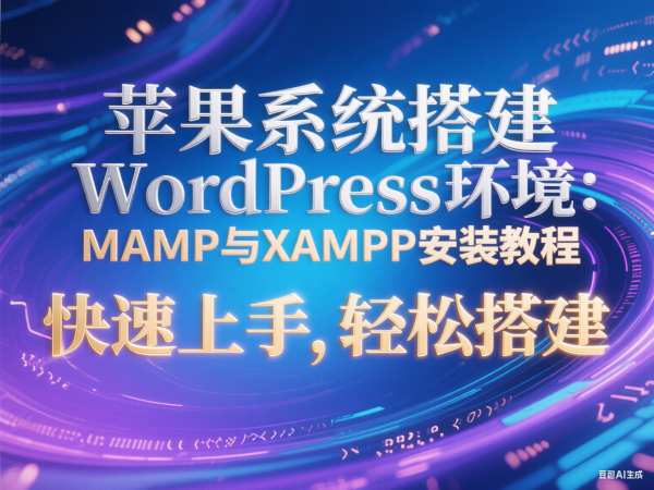 苹果系统搭建 WordPress 环境：MAMP 与 XAMPP 安装教程