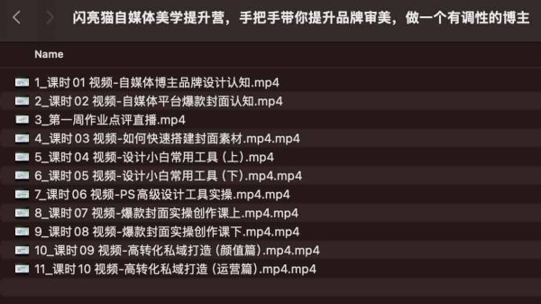 自媒体美学提升营,手把手带你提升品牌审美做一个有调性的博主