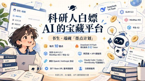 上海 AI 实验室免费额度：每月 10 墨点