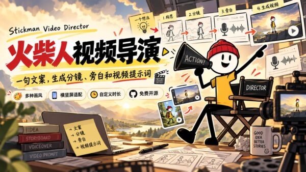 AI 火柴人视频导演 Skill：从内容整理到视频提示词