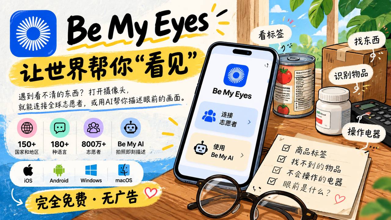 Be My Eyes|一款真的很有温度的软件