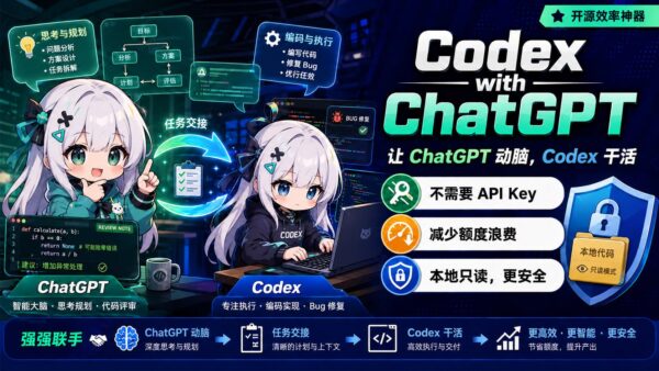 Codex with ChatGPT:把推理与代码执行分开做