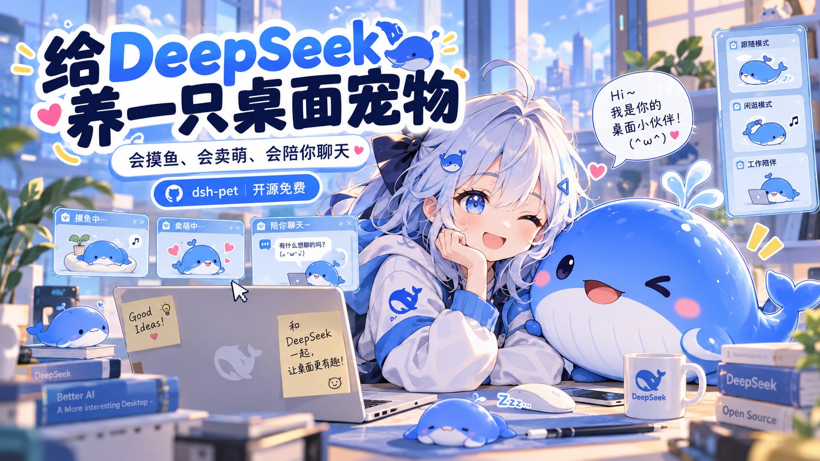 DeepSeek 大肥鱼超可爱喵~