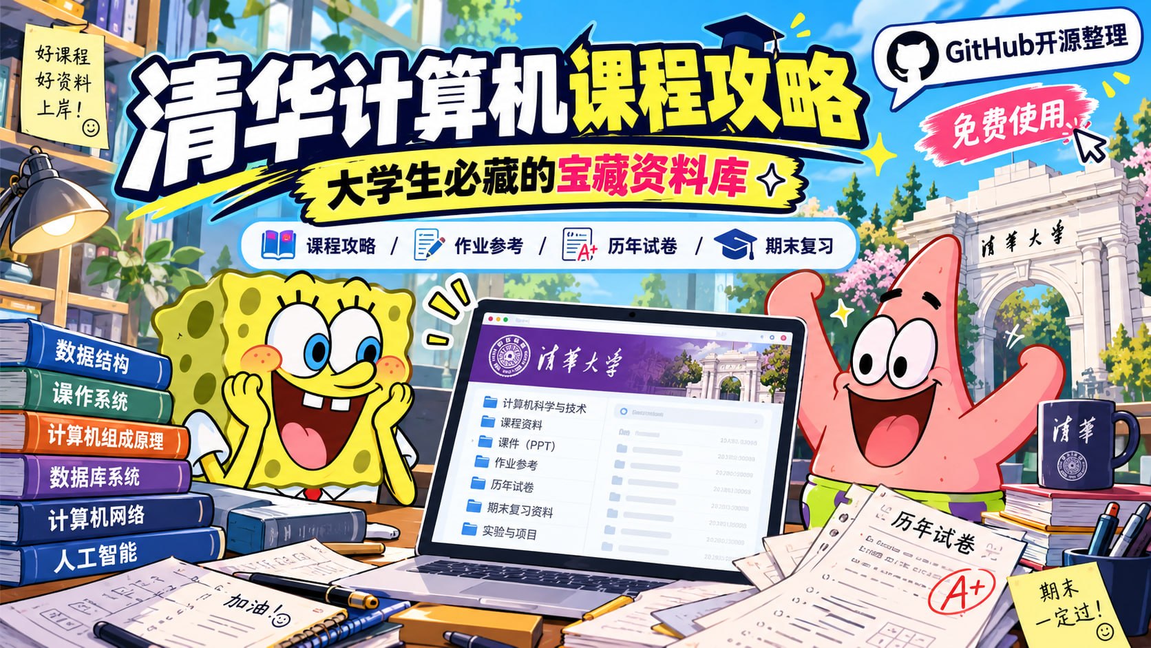 清华计算机系课程攻略大全 给清华的 CS跪了